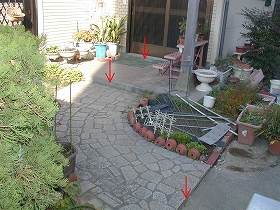 スロープ(before)