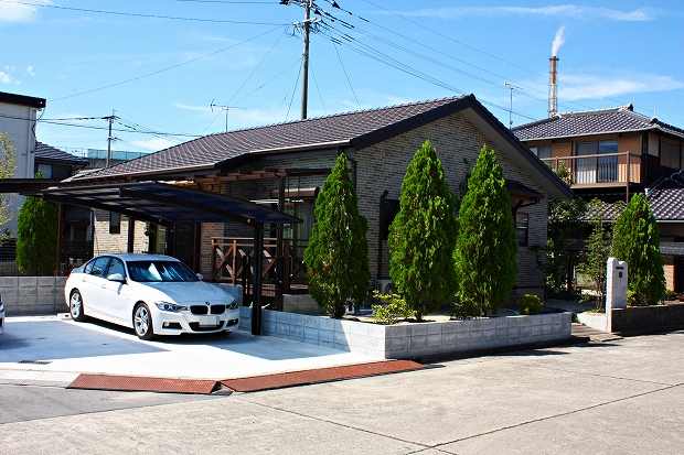 平屋の家　外観全景