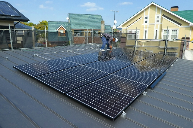 吉野分譲住宅　太陽光発電